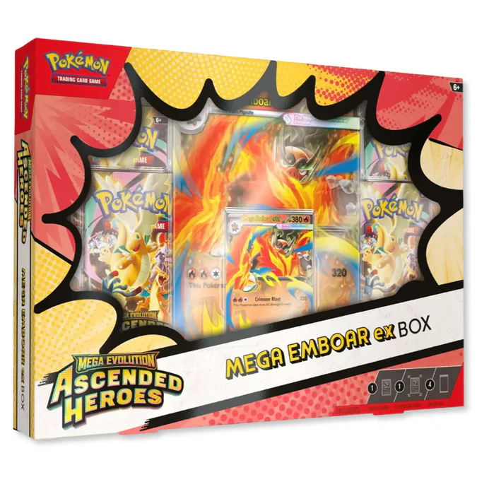 Ascended Heroes Mega Emboar ex
